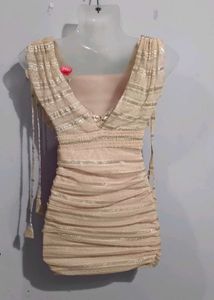 Blush Patterned Dress