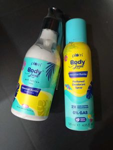 Plum Body lotion and perfume deo combo
