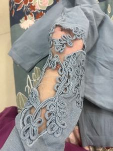 Stylish Blue Embellished Top