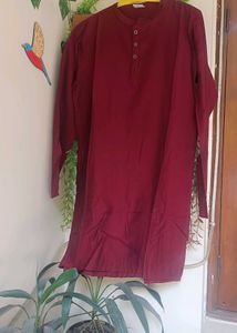 Maroon Kurta