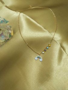 Rainbow Charm Necklace