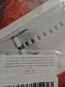 (NEW)20mm Light Grey Silicone Watch Band