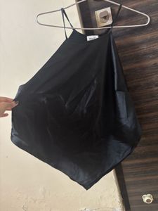 NA-KD Black Halter Top