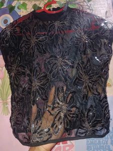 Korean Crop  Net  Top
