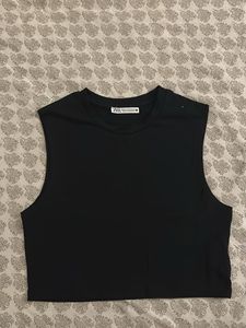 Zara Black Crop Top