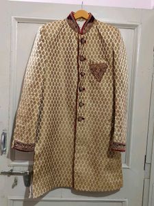Cream Sherwani