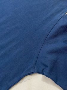 Navy Cold Shoulder Top