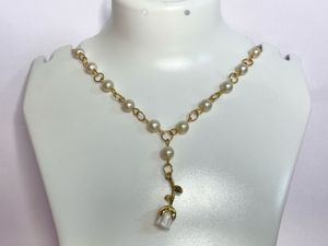 Pearl Rose Necklace