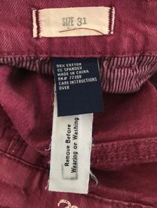 Madewell Pink Skinny Fit Jeans (Women’s)