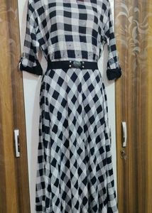 Checkered Maxi Dress