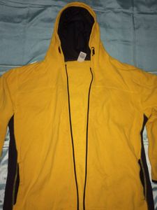 OLD NAVY UNISEX YELLOW ZIP-UP HOODIE