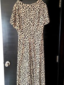 Leopard Print Maxi Dress