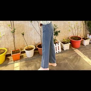 High-Waisted Wide Leg Jeans