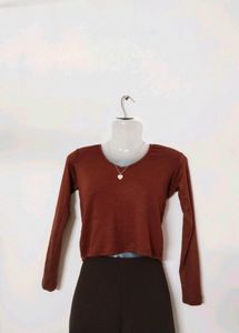 🌷V Neck crop Top 🌷