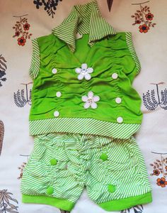 Cute Green Baby Outfit