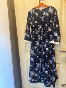 Patterned Midi Dress