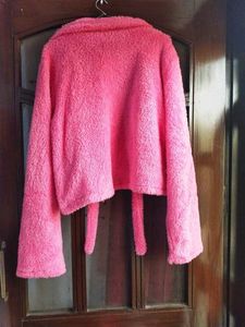 URBANIC Plush Crop Jacket