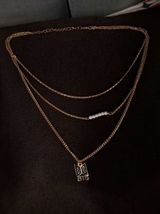 Triple Layered Gold Necklace