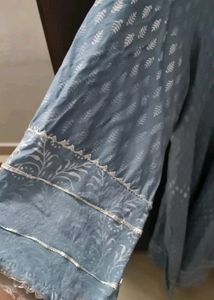 Cotton  Gaun With Dupatta