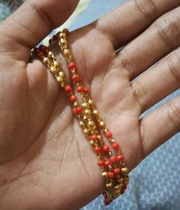 Beaded Necklace - Gold