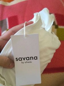 Elegant White Drape Top