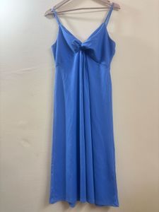 H&amp;M Blue Twist Detail Dress