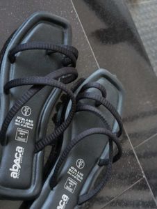 Abaca Black Flipflops