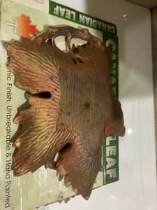 handpainted Leaf Decor Plate