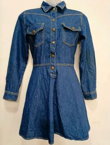 Mini Denim Dress