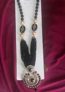 Black Beaded Necklaces