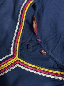 Ethnic Navy Blue Kurta frok