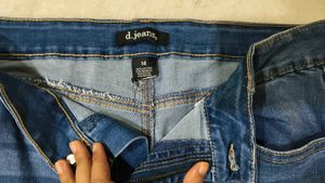 Distressed Denim Jeans