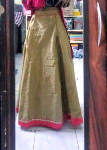 Khaki Light Weighted Lahenga✨🌕