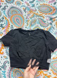 Black Crop Top