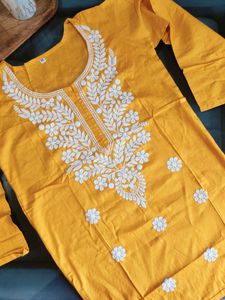 Mustard Short Kurthi / Trendy Rayon