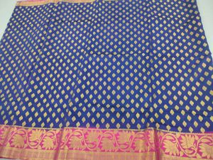 Elegant Blue Banarasi Saree