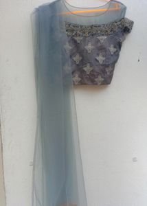 Grey Lehenga