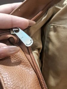 Caprese Class Brown Faux Leather Tote Bag