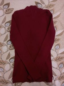 Maroon Winter Top