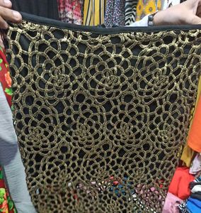 Elegant Floral Lace cutout designer Skirt