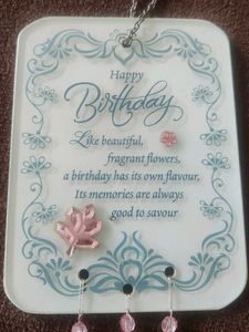 Ceramic Tile Birthday Chime