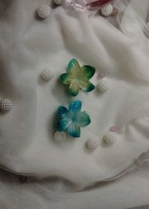 Floral Hair Clips (Set of 2)
