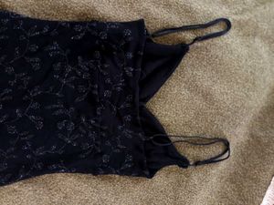 Black Sequin Bodycon Dress