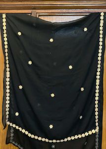 Elegant Black Dupatta