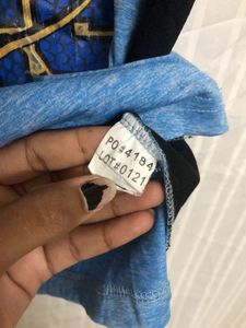 Quad Seven Blue T Shirt