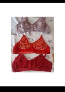 Bra Panty Set, Soft Net Fabric