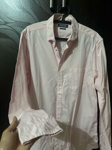 Dennis Lingo Pink Casual Shirt