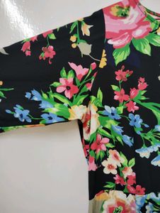 Floral Print Midi Dress