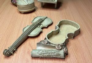 Combo of Musical Instruments Decor