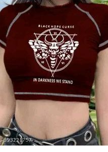 Goth Graphic Aesthetic Print Tee